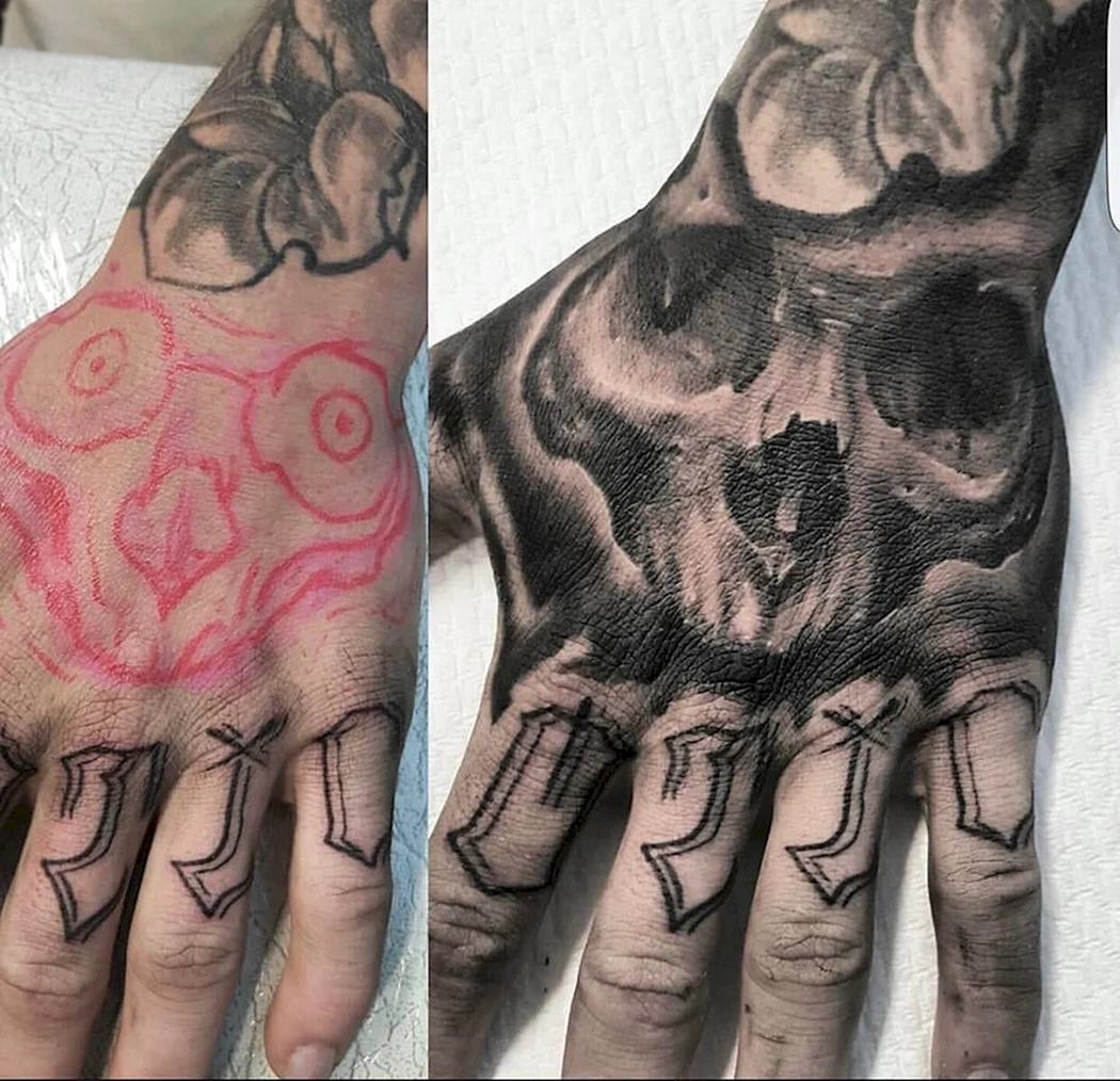 Эскизы на кисть руки