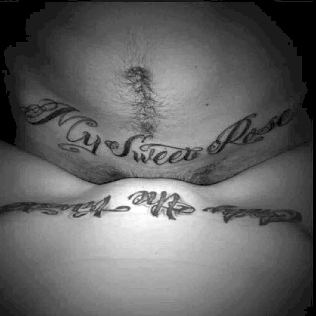 Тату на паху