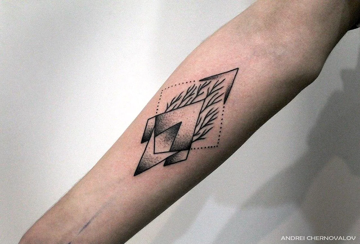 Тату на руке мужские простые