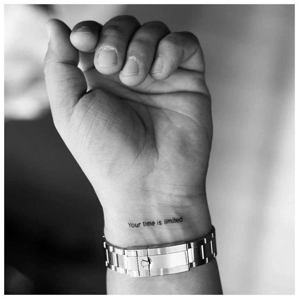 Тату на запястье мужские