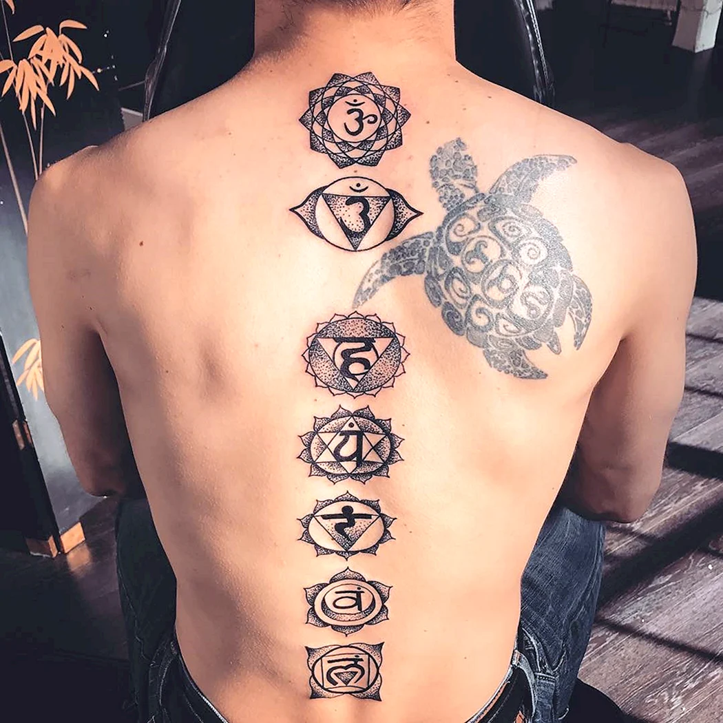 Чакры тату