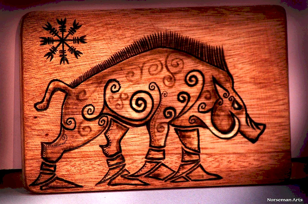Пирография Викинг