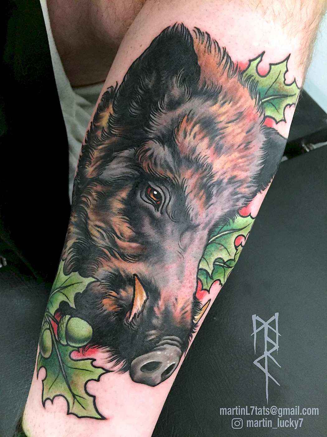 Тату кабан Вепрь