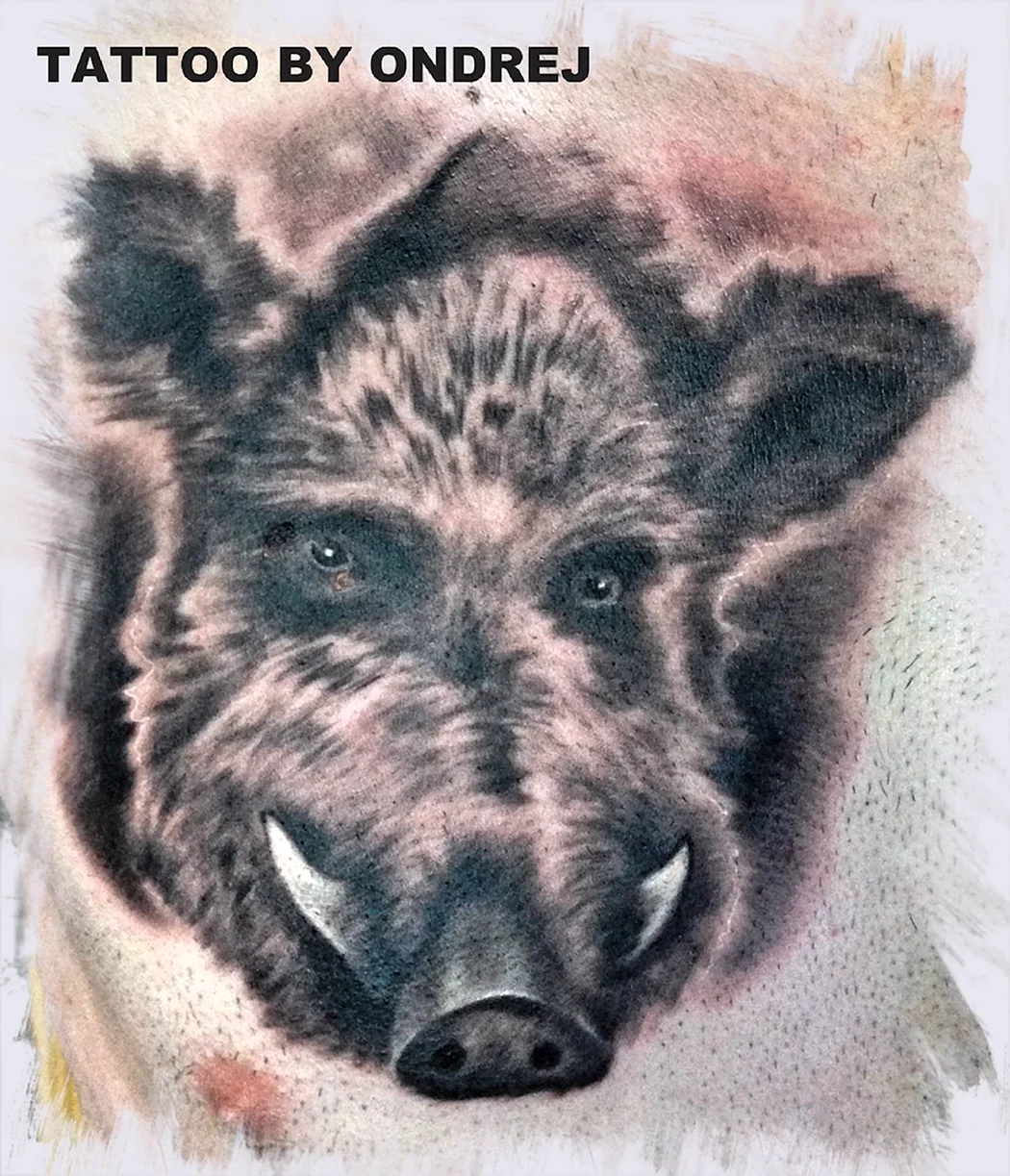 Татуировка Вепрь