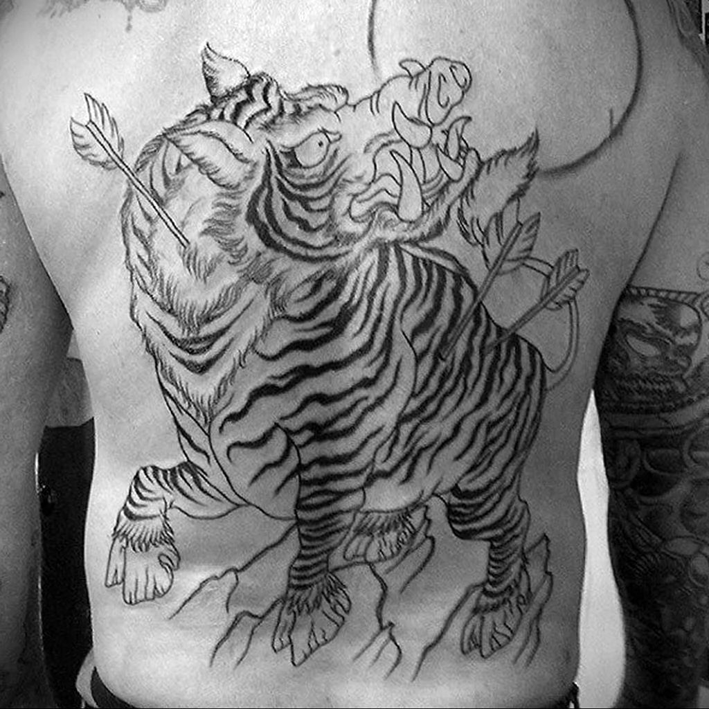 Татуировка кабан