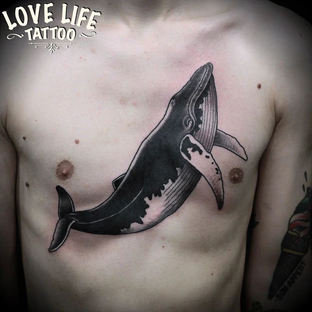 Тату кит Касатка