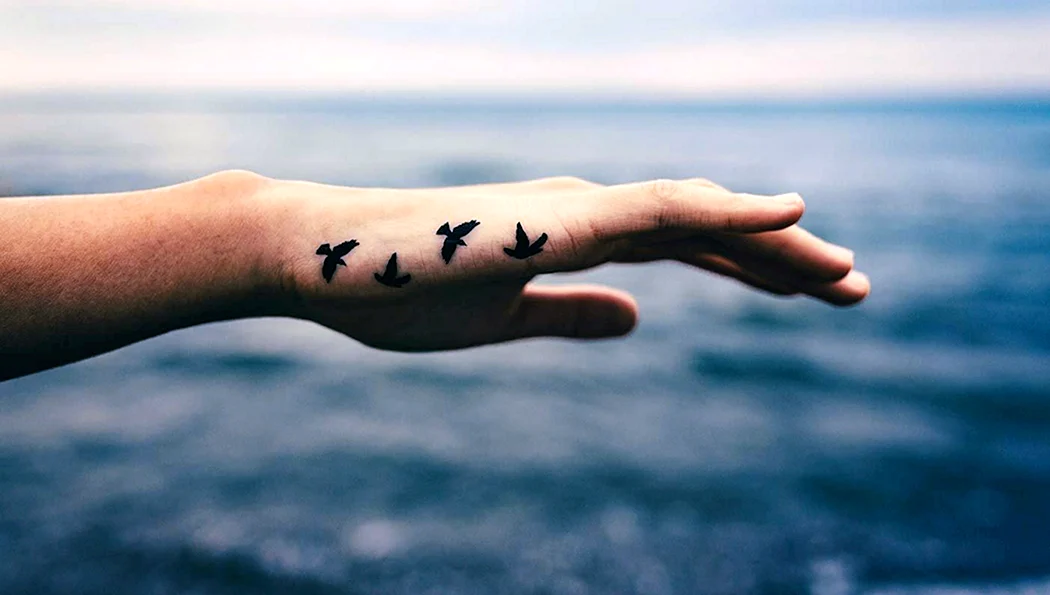 Птица на руке