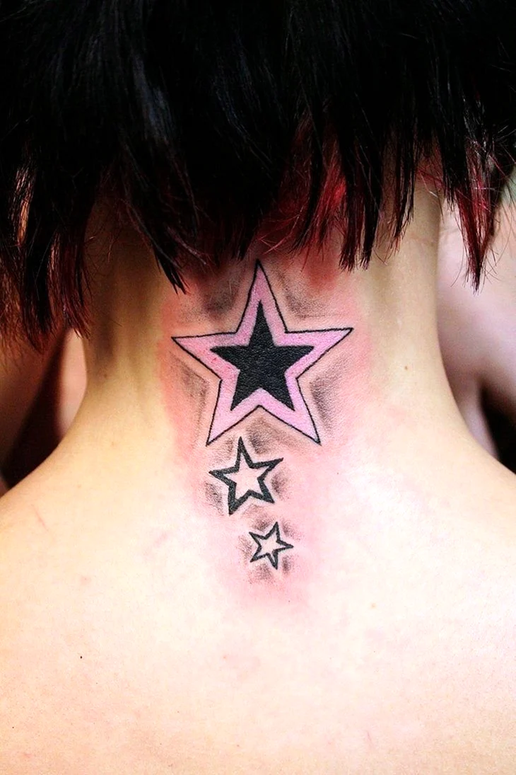 Пятиконечная звезда тату
