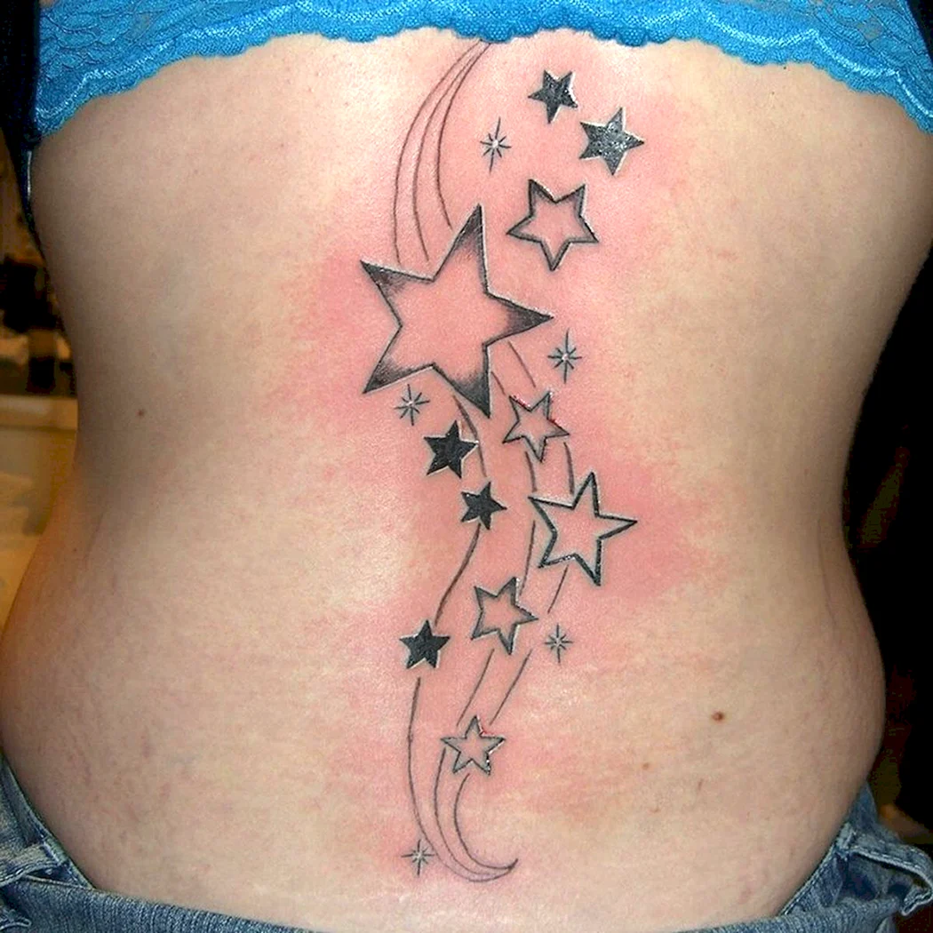 Тату звездочки