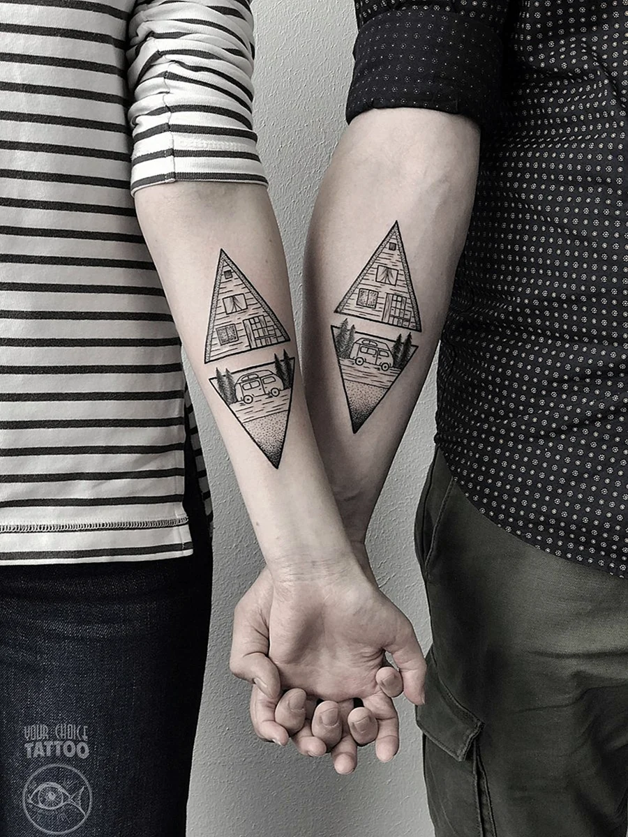 Парные тату