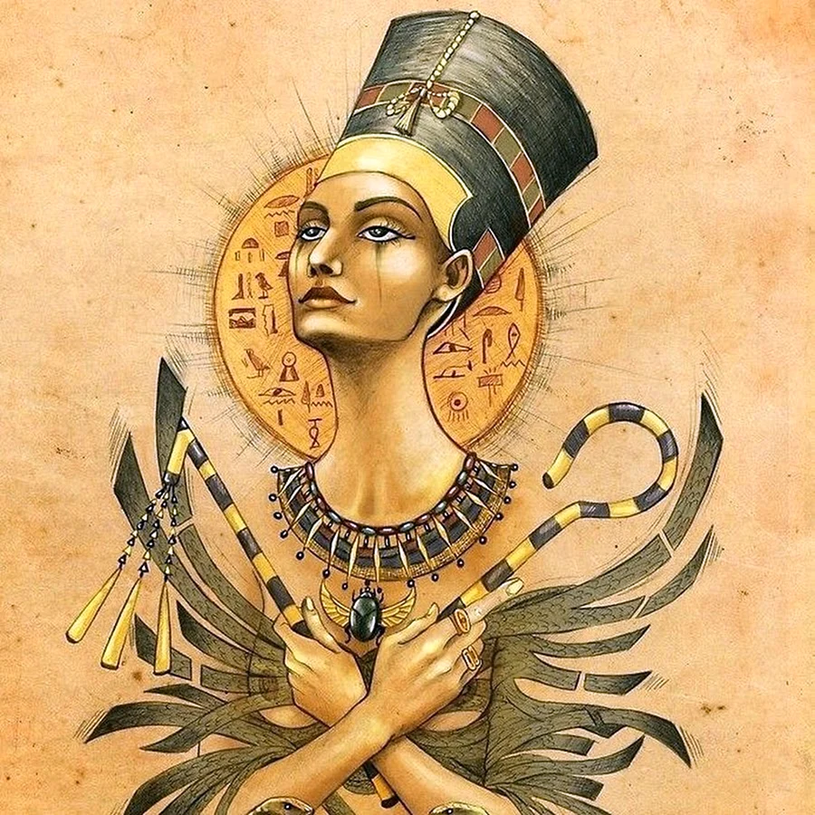 Богиня Египта Нефертити