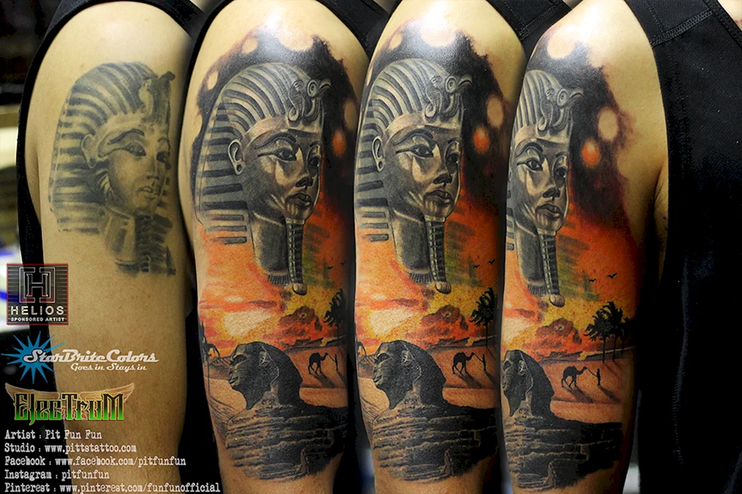 Египетские пирамиды тату