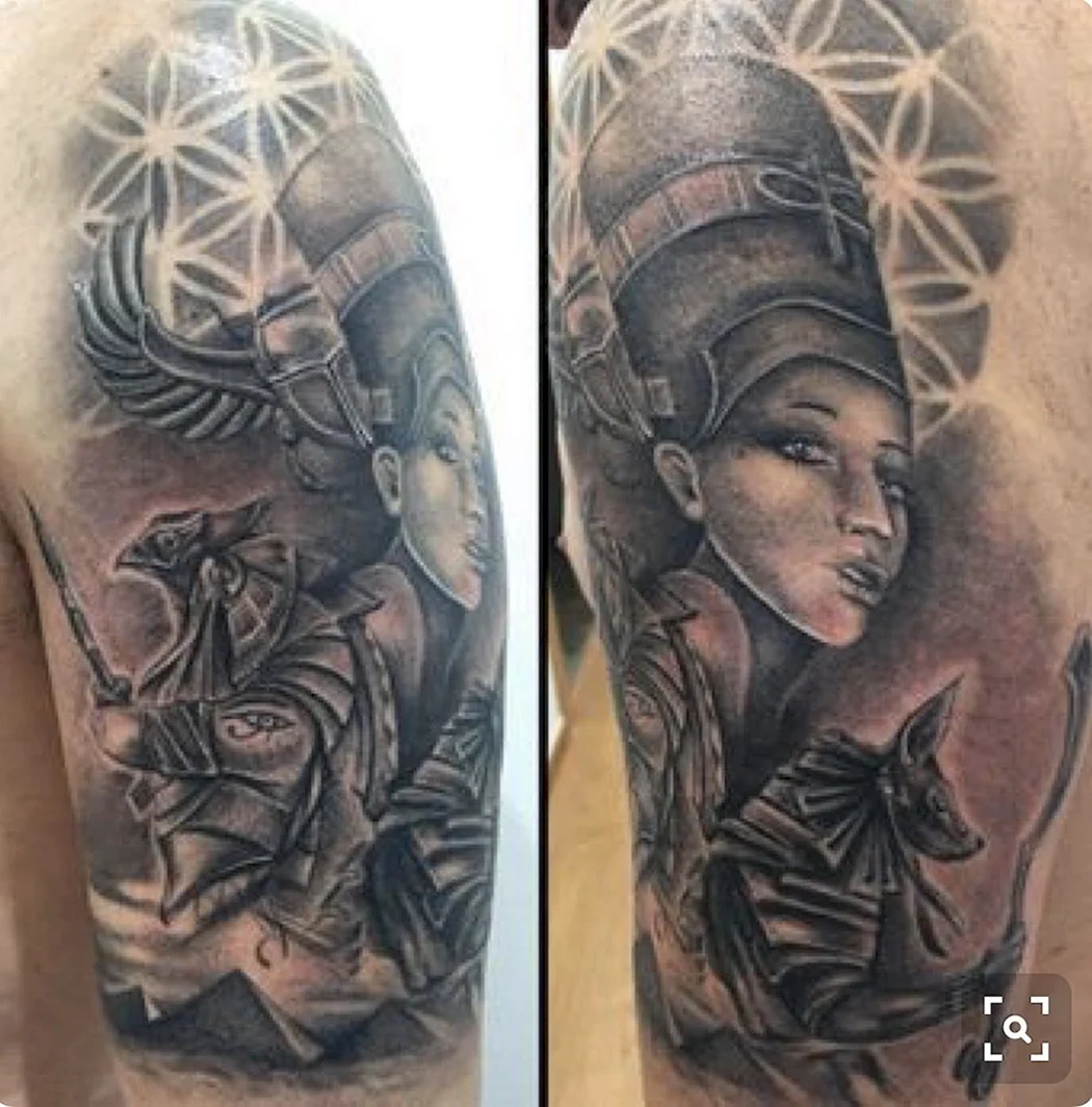 Тату пирамиды Египта