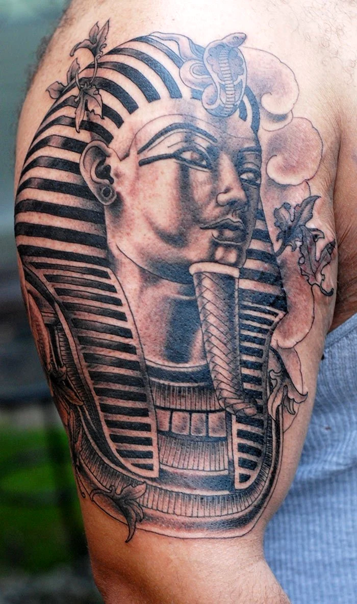 Тату фараон Египет Анубис