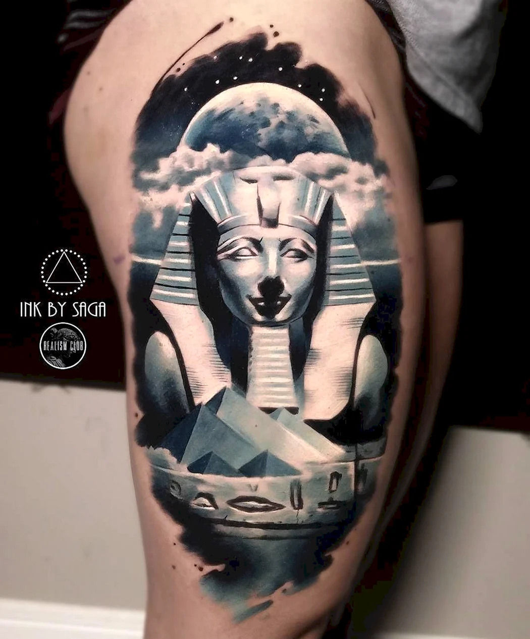 Сфинкс тату Египет