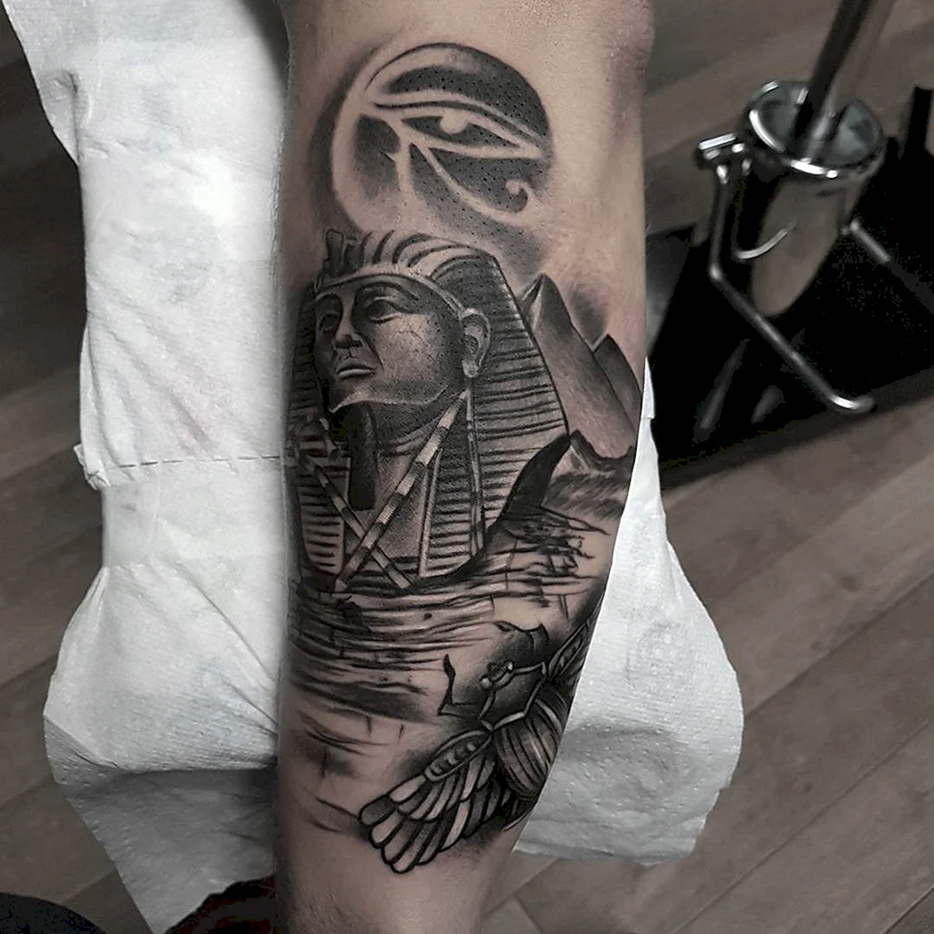 Тату Египет Амон ра