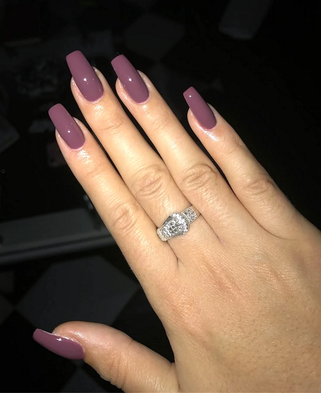 Маникюр пудровый цвет