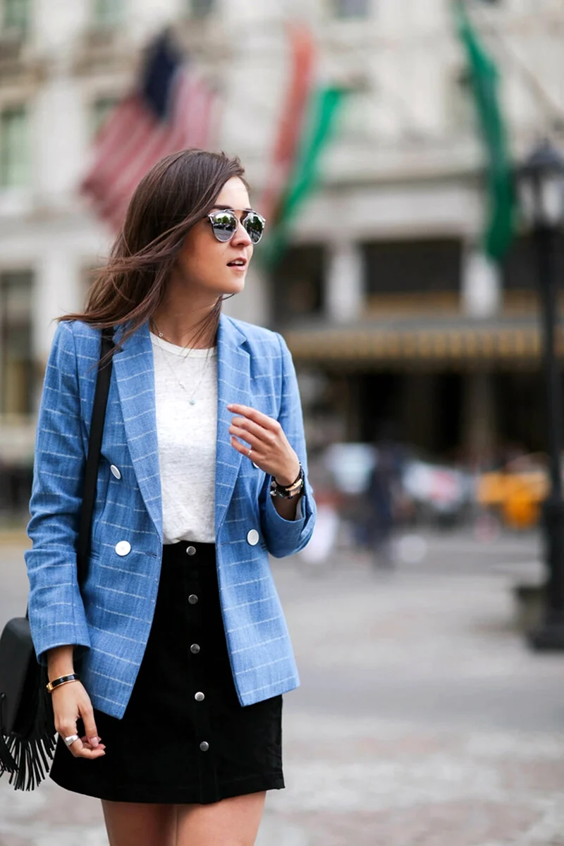 Стрит стайл блейзер