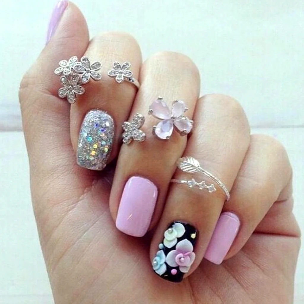 Красивые ногти на выпускной