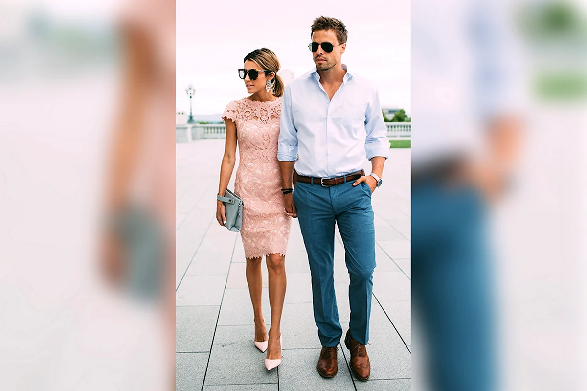 Smart Casual мужчина и женщина