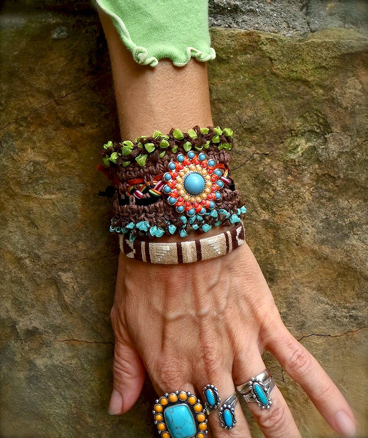 Украшения стиль бохо этнотрайбл