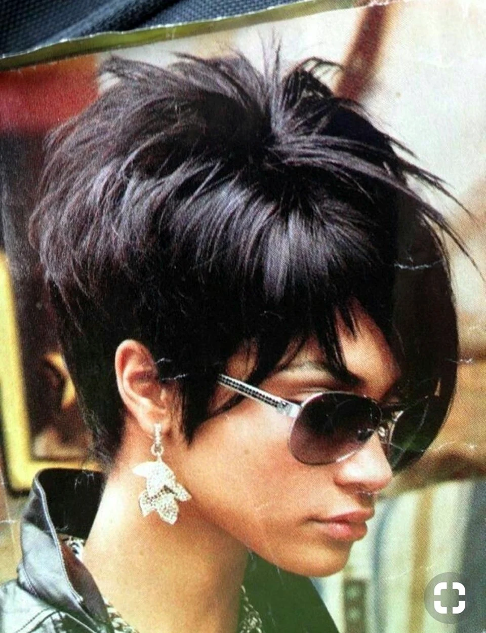 Стрижка Пикси Боб на черные волосы