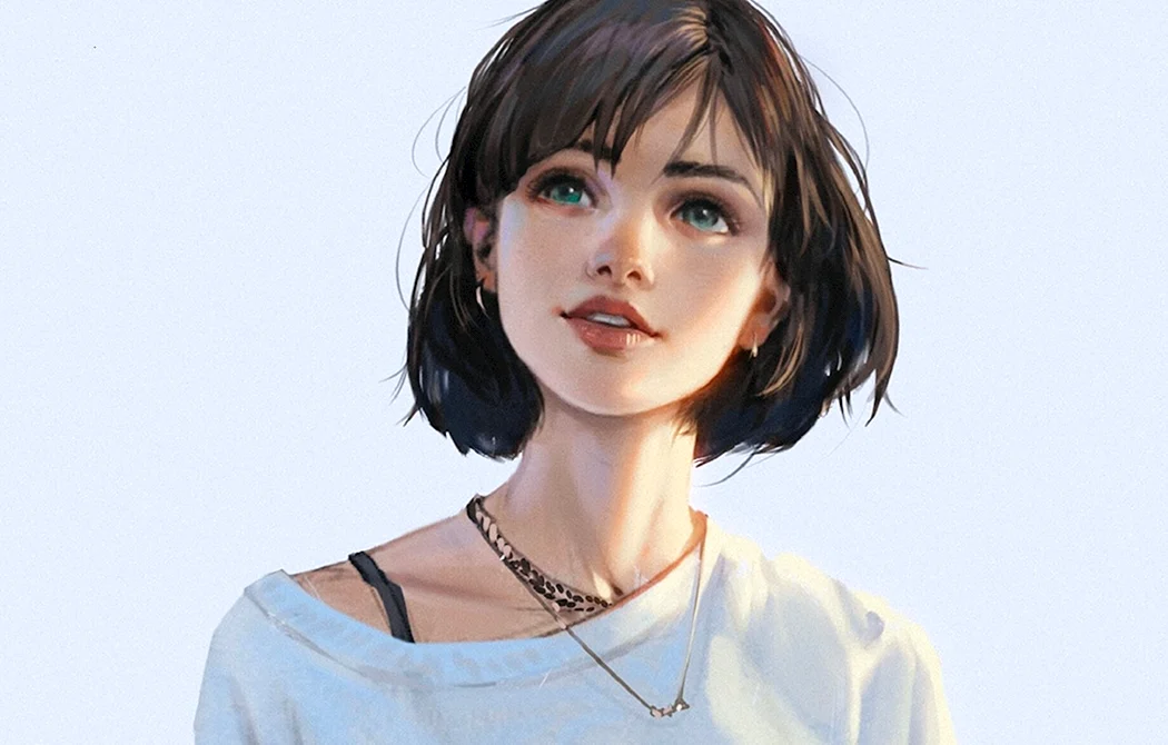 Арты девушек с короткой стрижкой