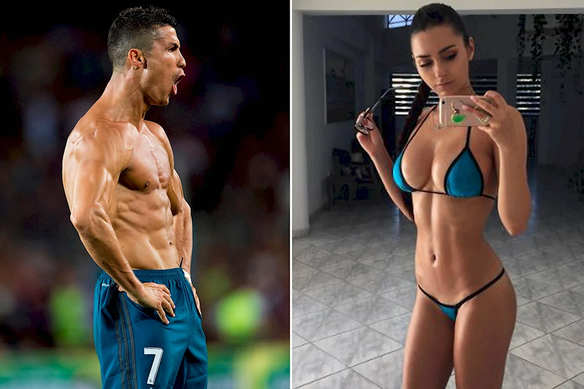 Роналдо Криштиану топлесс