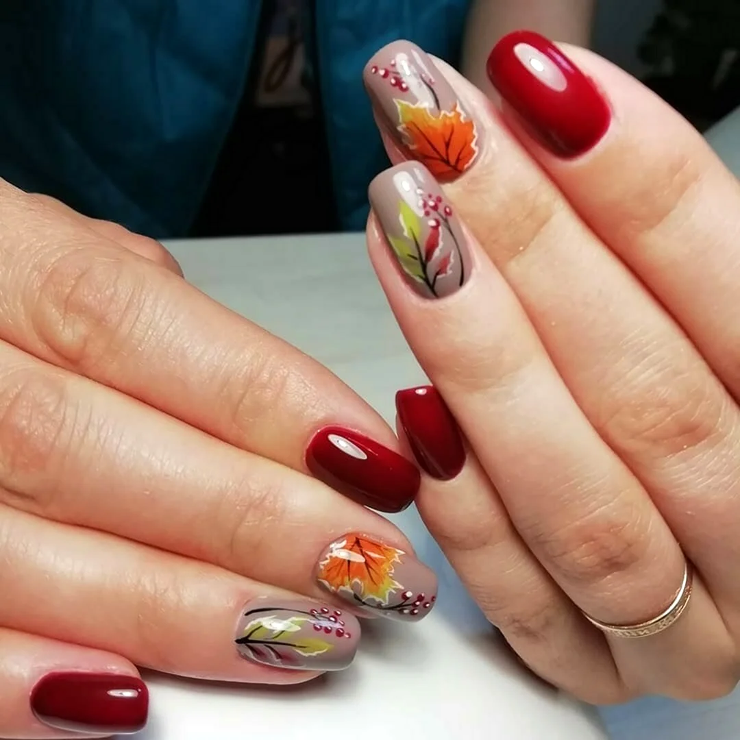 Ногти осень 21