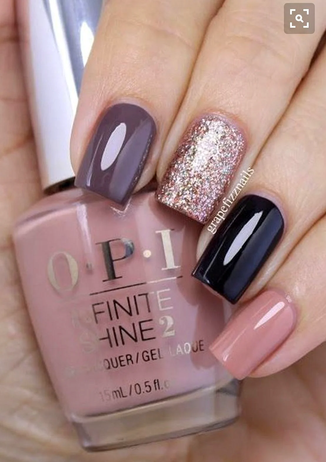 Сочетание цветов в маникюре