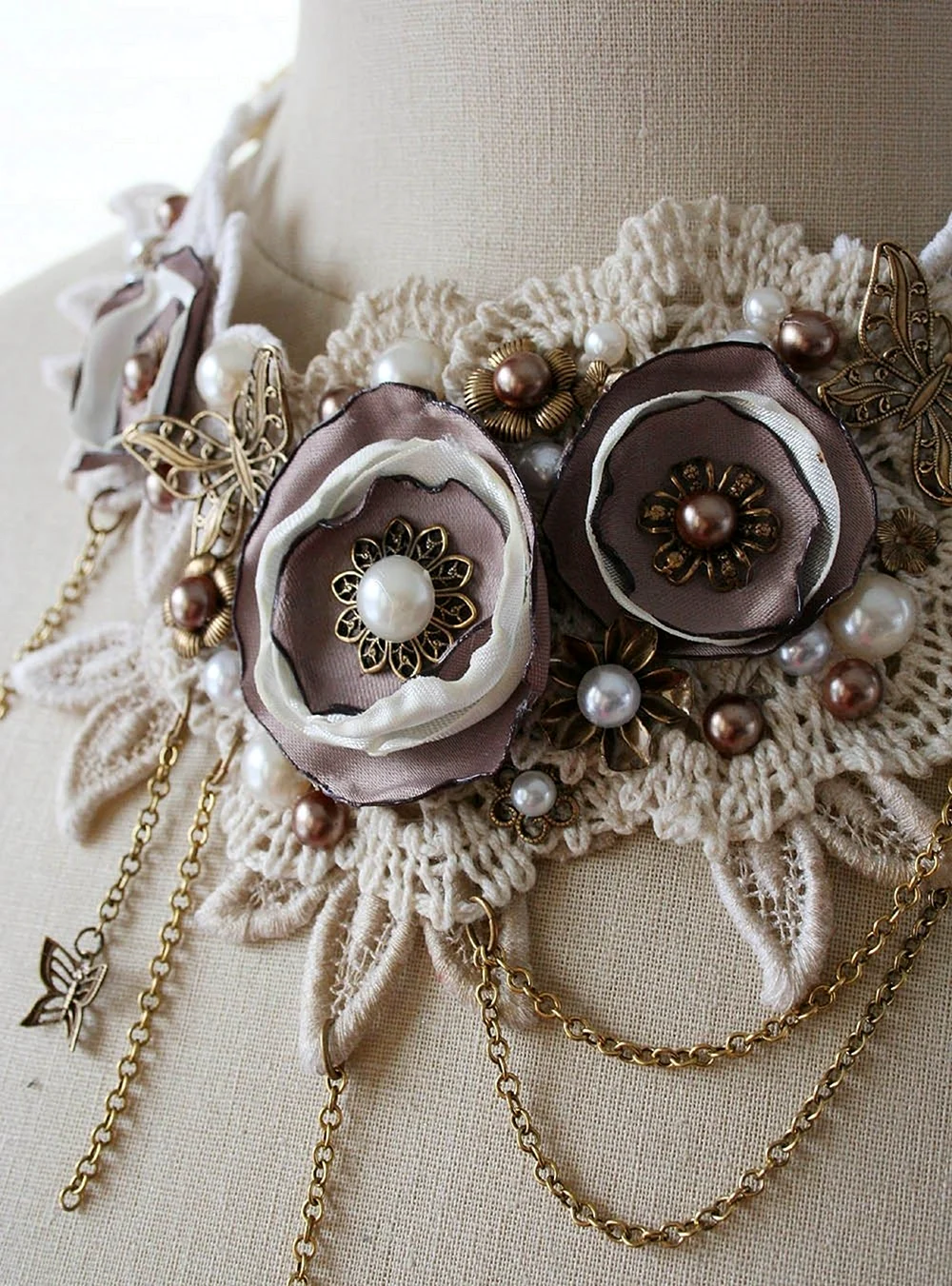 Бохо украшения из ткани