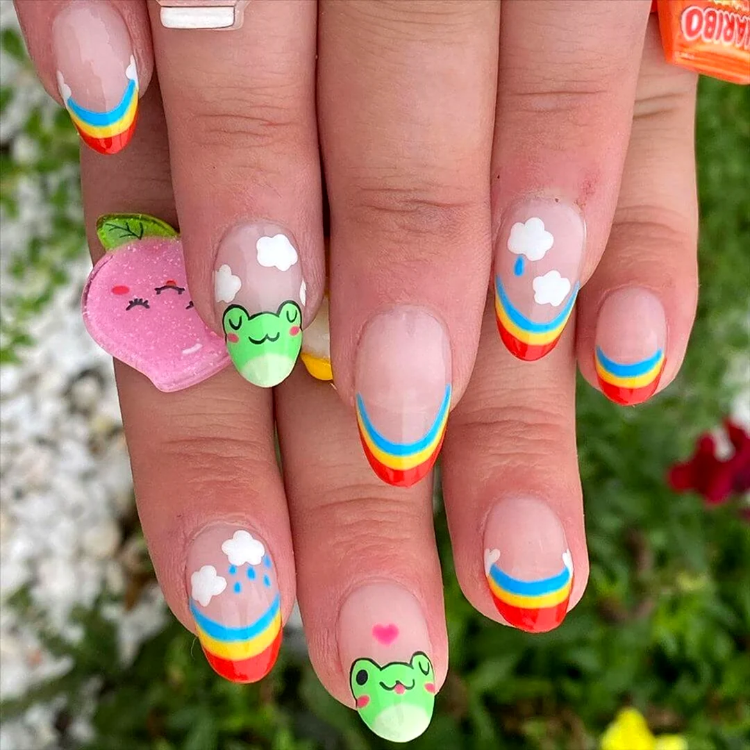 Летние ногти для детей