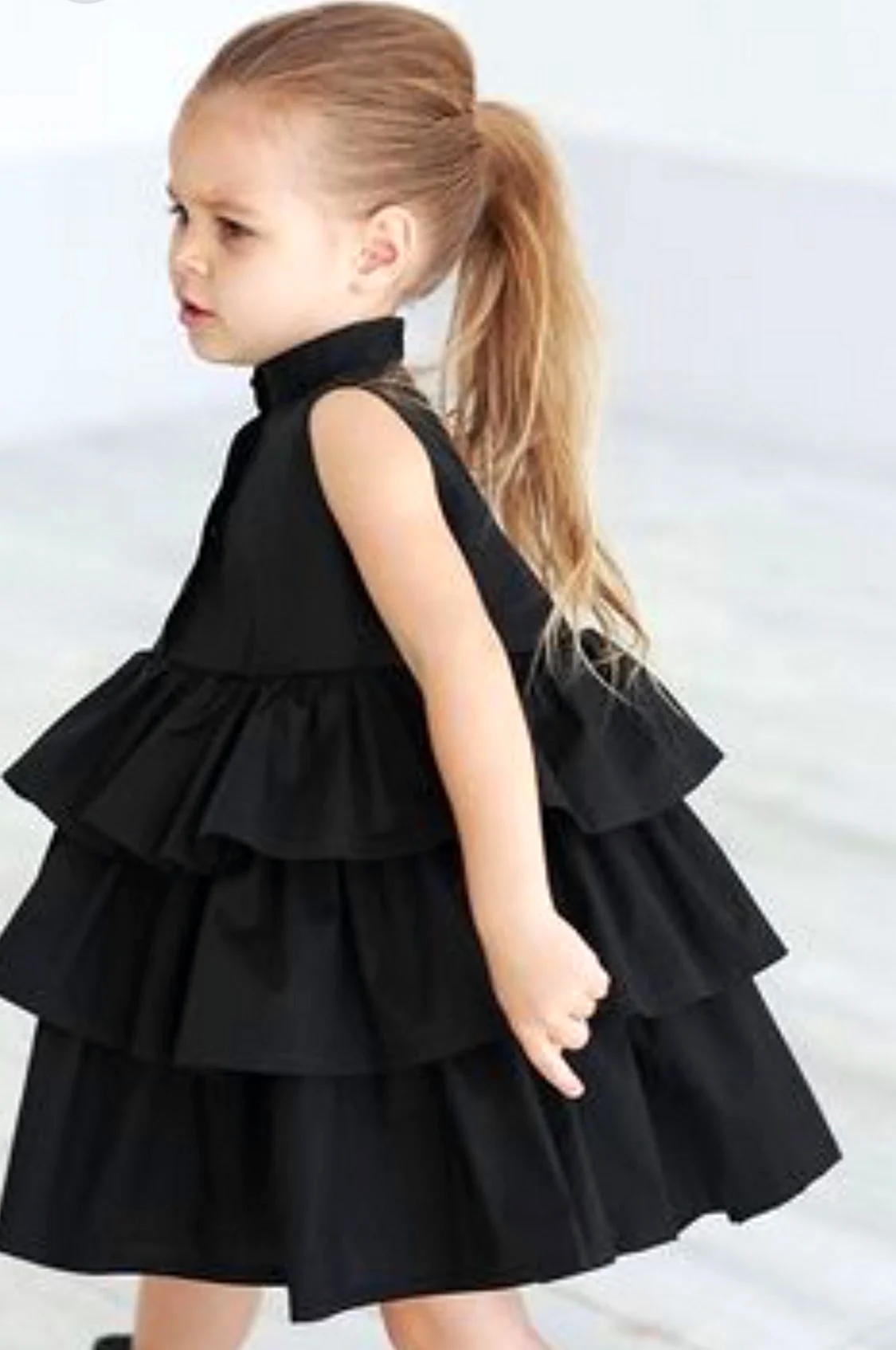 Детские черные платья