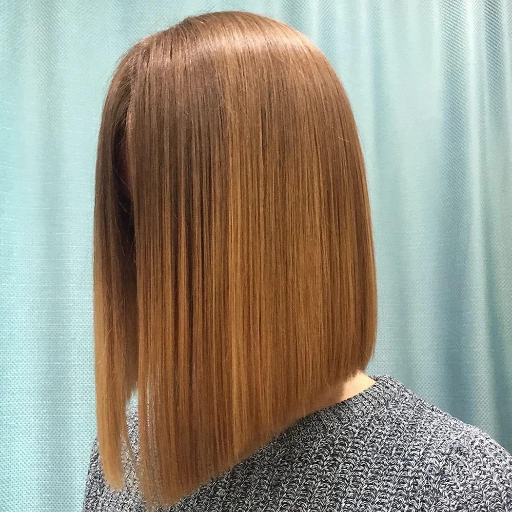 Ровный срез волос