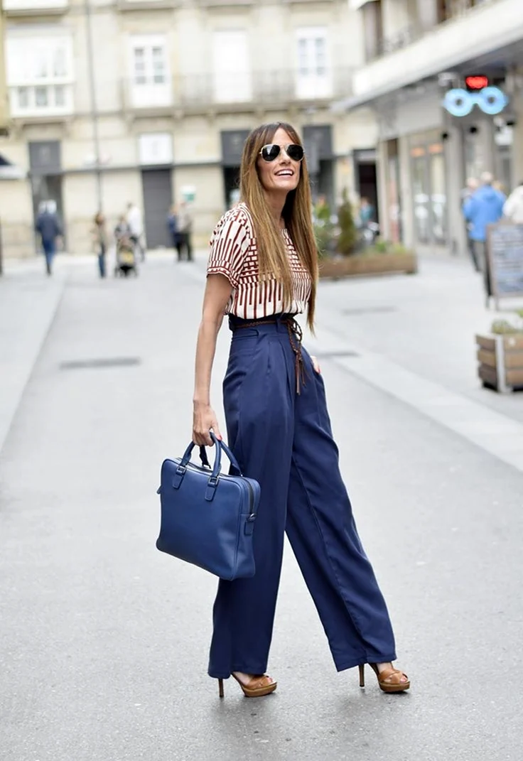Брюки палаццо Street Style