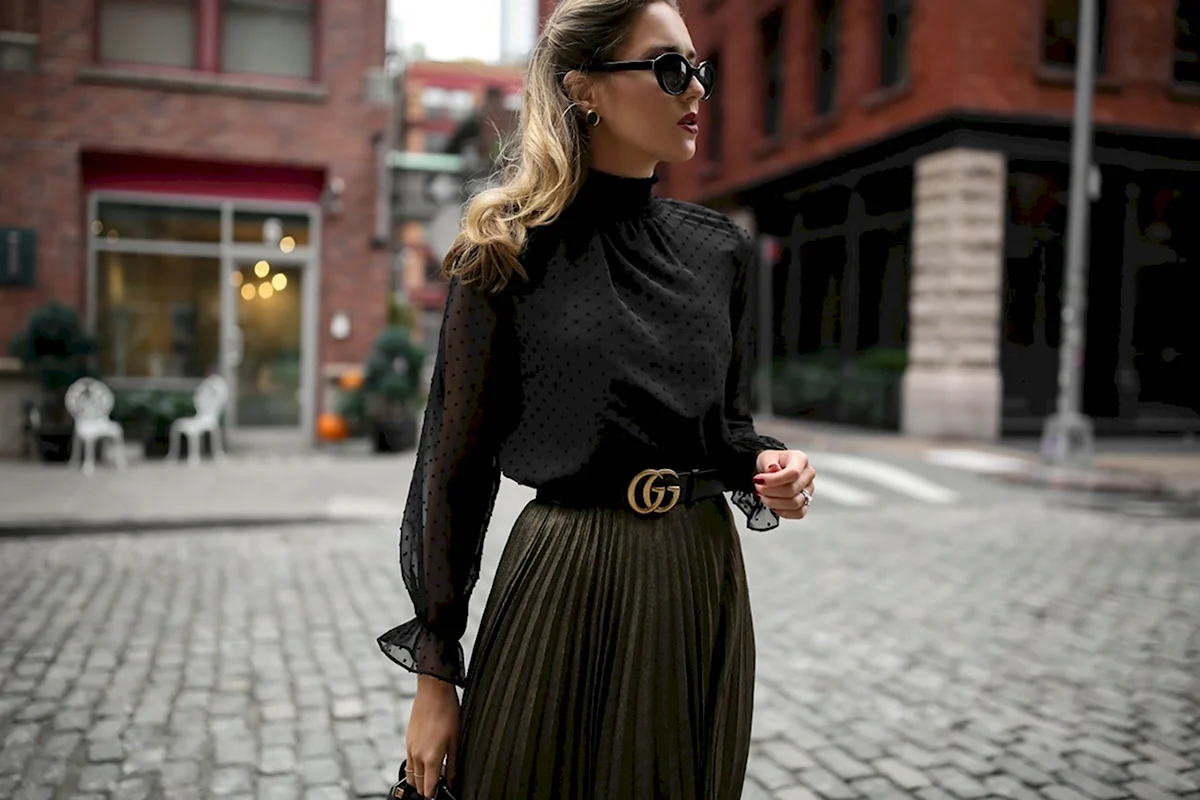 Юбка плиссе