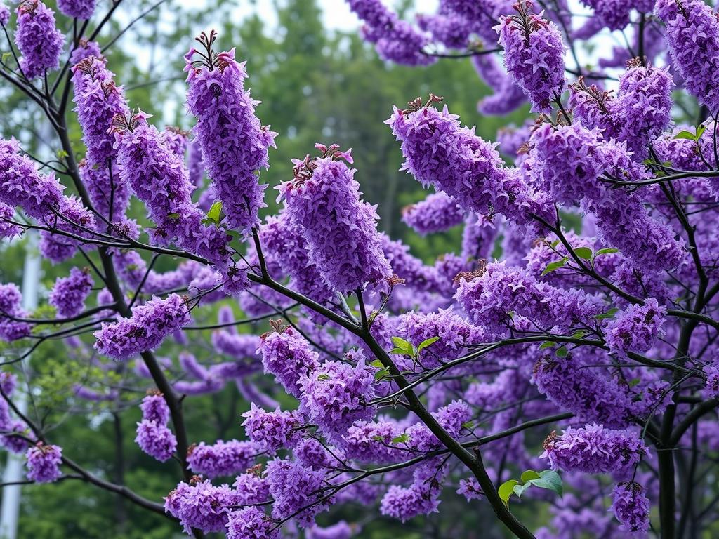 Фіолетові квіти на деревах: чарівний світ природи