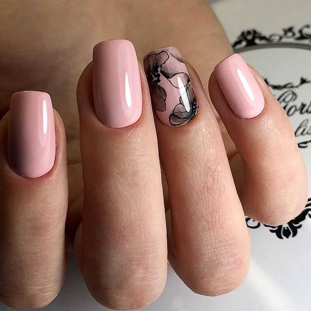 Маникюр вуаль