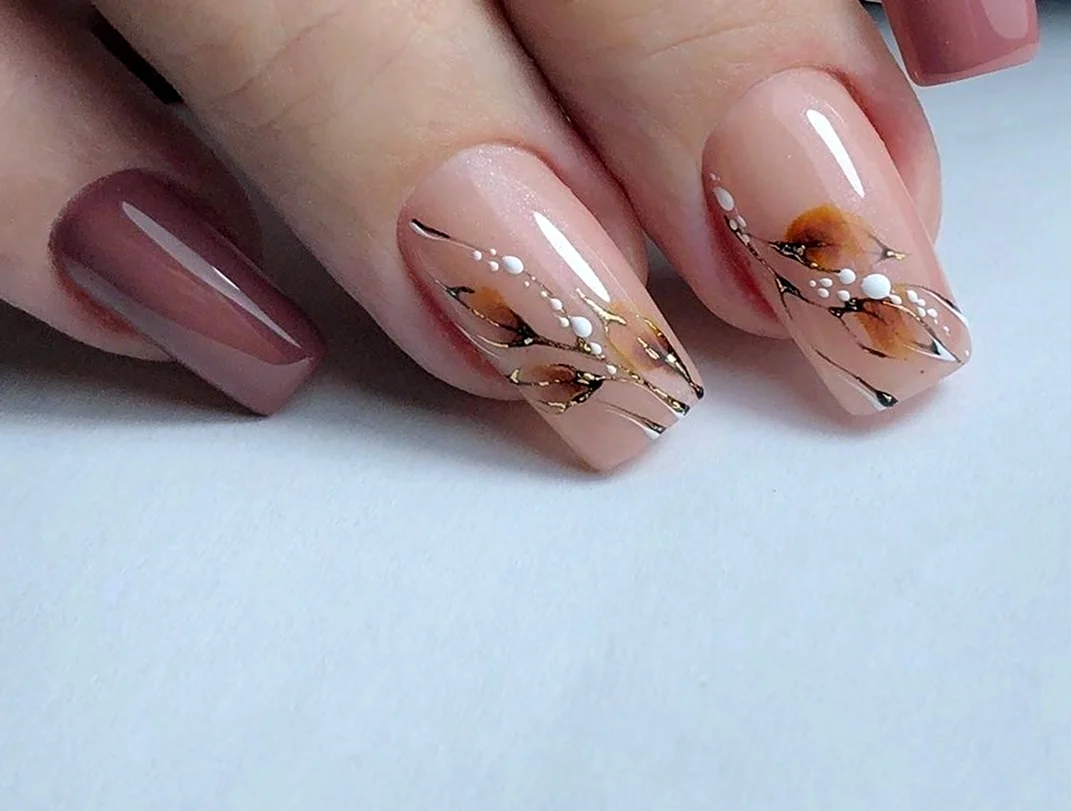 Дизайн ногтей осень