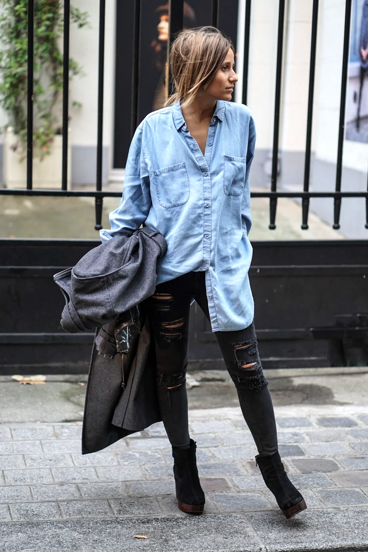 Рубашка Oversized Street Style