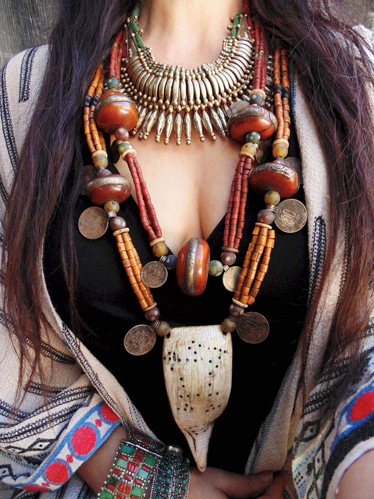 Украшения стиль бохо этнотрайбл