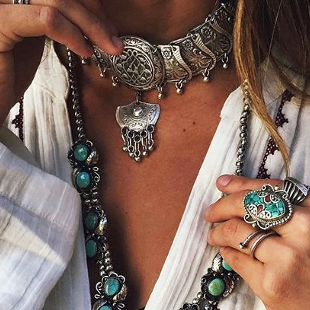 Украшения бохо Шик лазурит