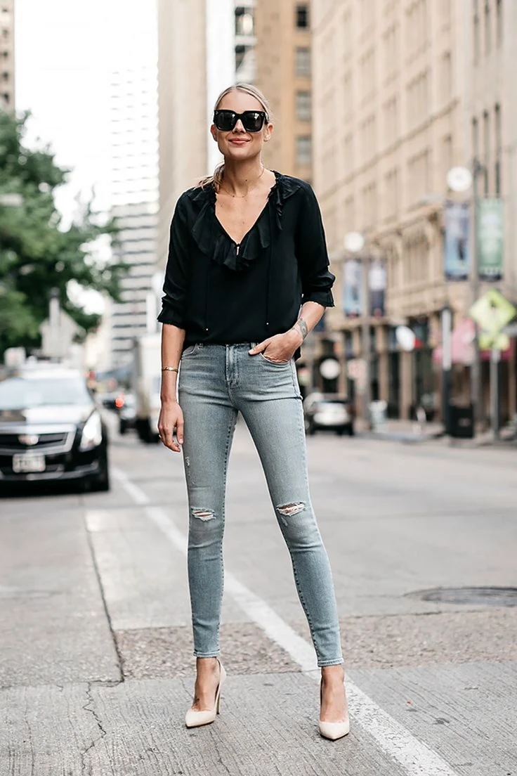 Стрит стайл скинни