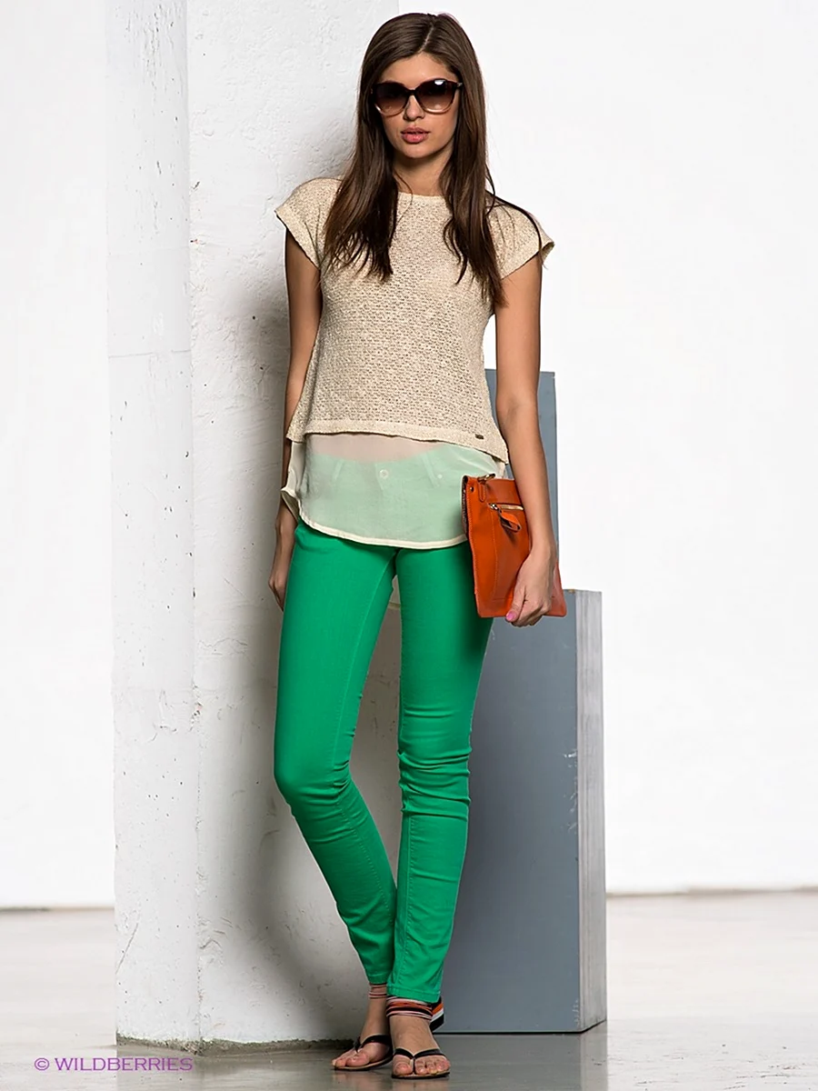 Зеленые джинсы