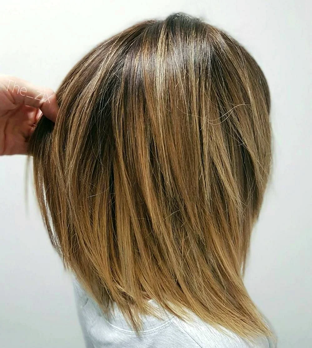 Стрижка Лонг Боб градуированное