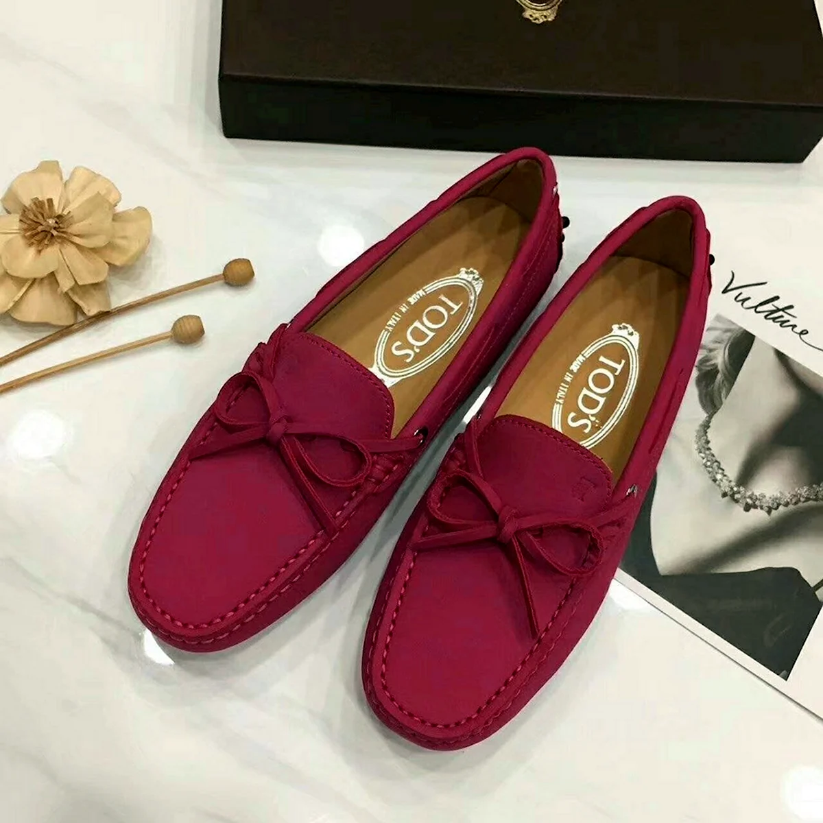 Синие замшевые лоферы Эконика