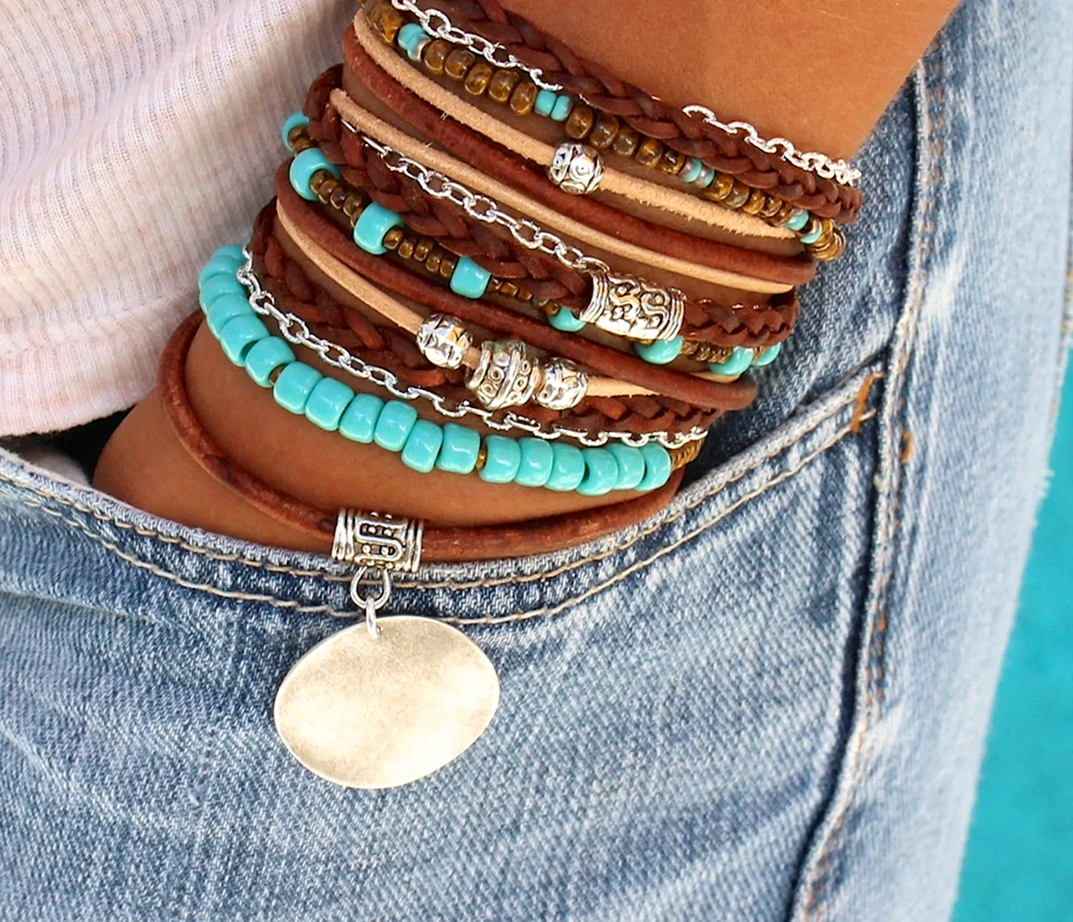Браслеты в стиле бохо