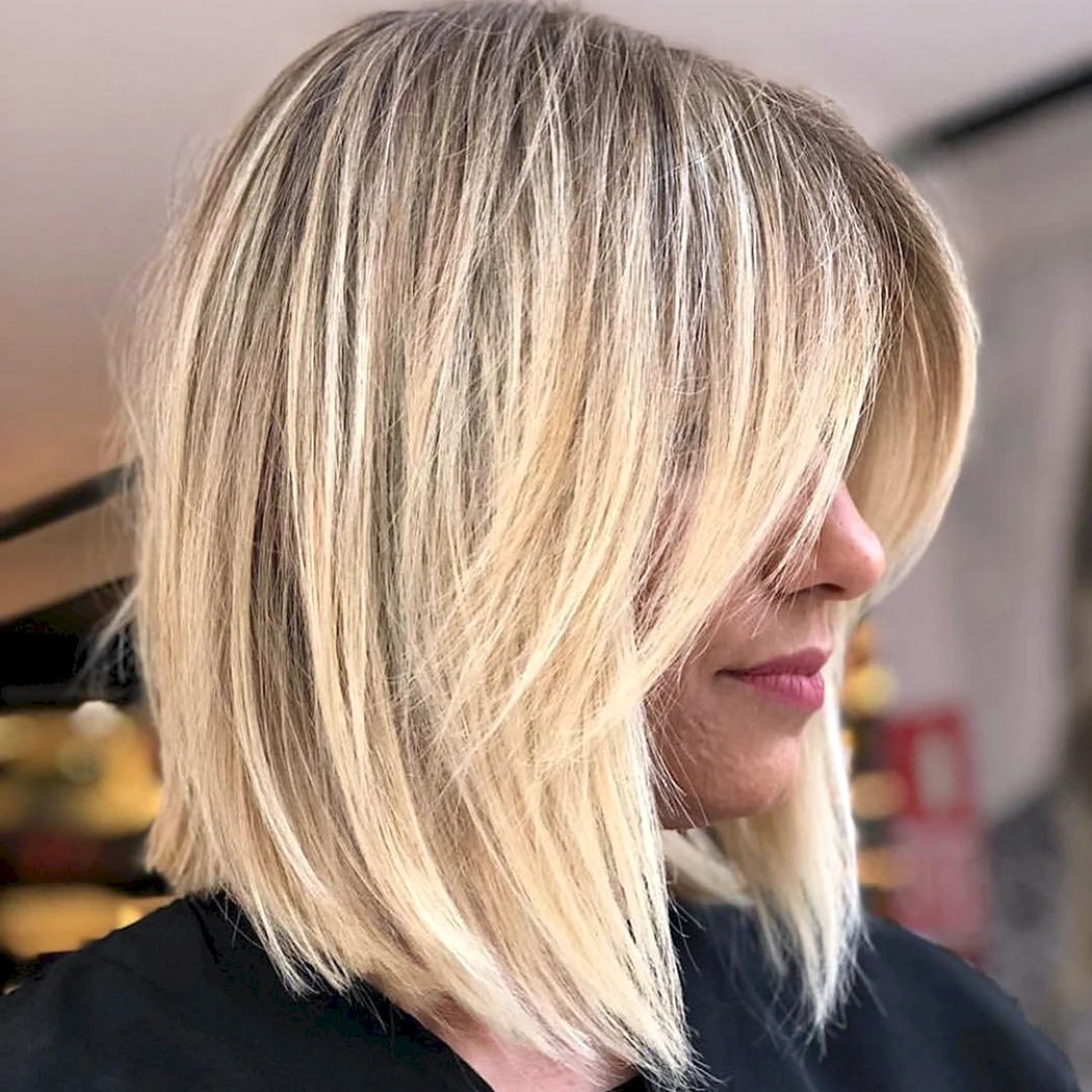 Стрижка Лонг Боб градуированное