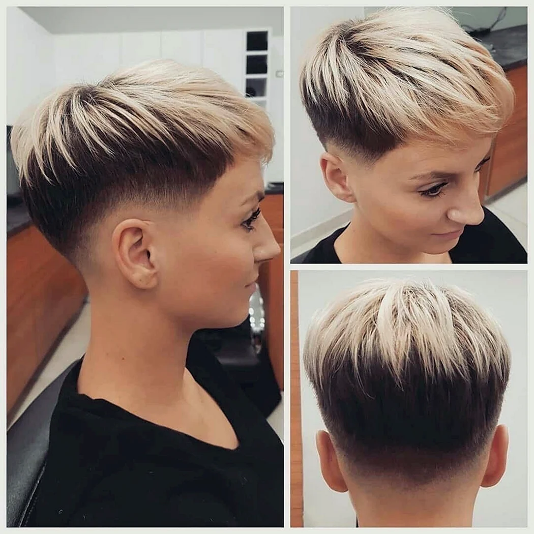 Короткие женские стрижки со всех сторон