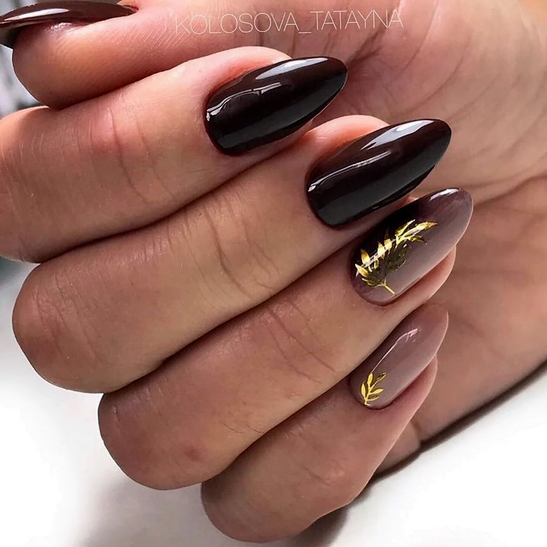 Осенние ногти 2020